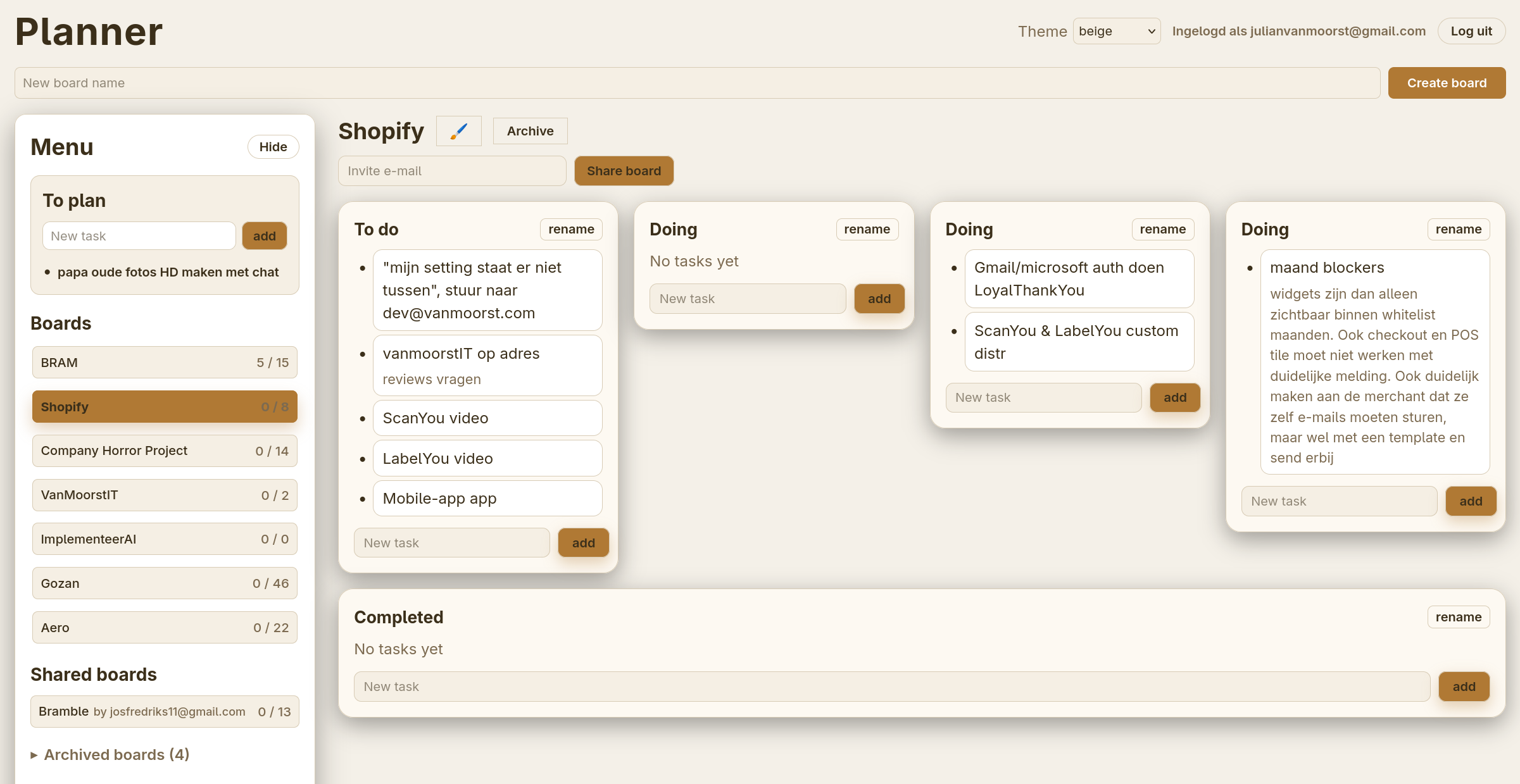 Screenshot placeholder voor interne tools